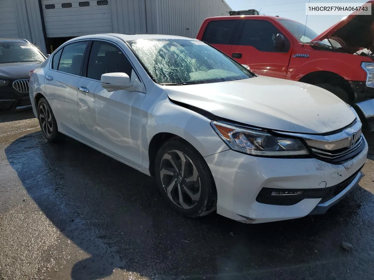 2017 Honda Accord Ex VIN: 1HGCR2F79HA064743 Lot: 77420404