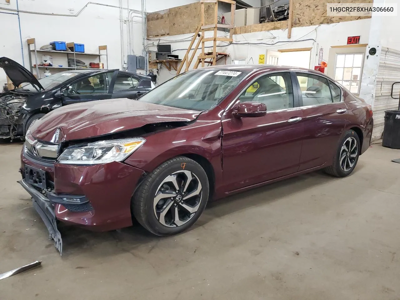 1HGCR2F8XHA306660 2017 Honda Accord Exl