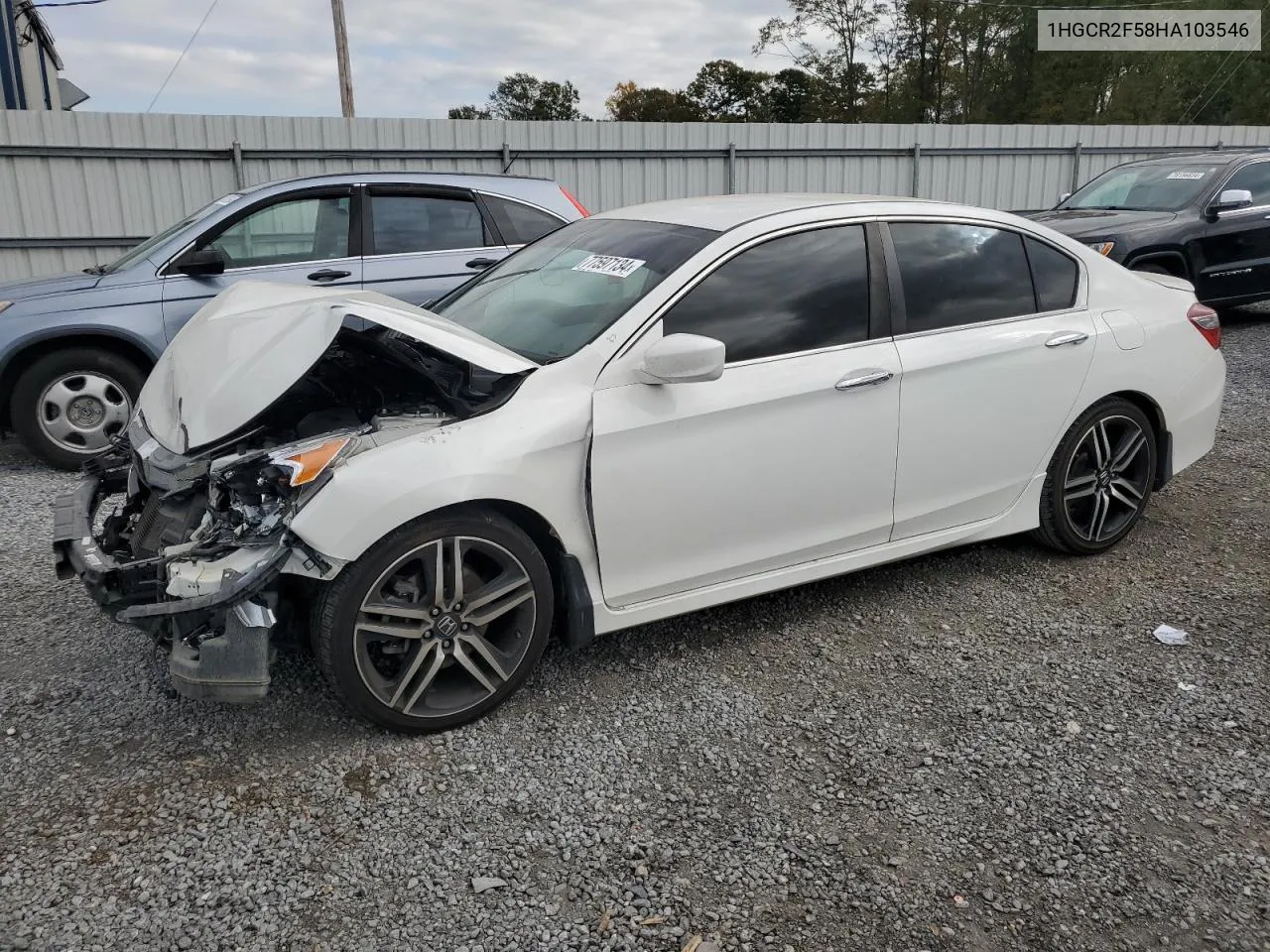 2017 Honda Accord Sport VIN: 1HGCR2F58HA103546 Lot: 77597134