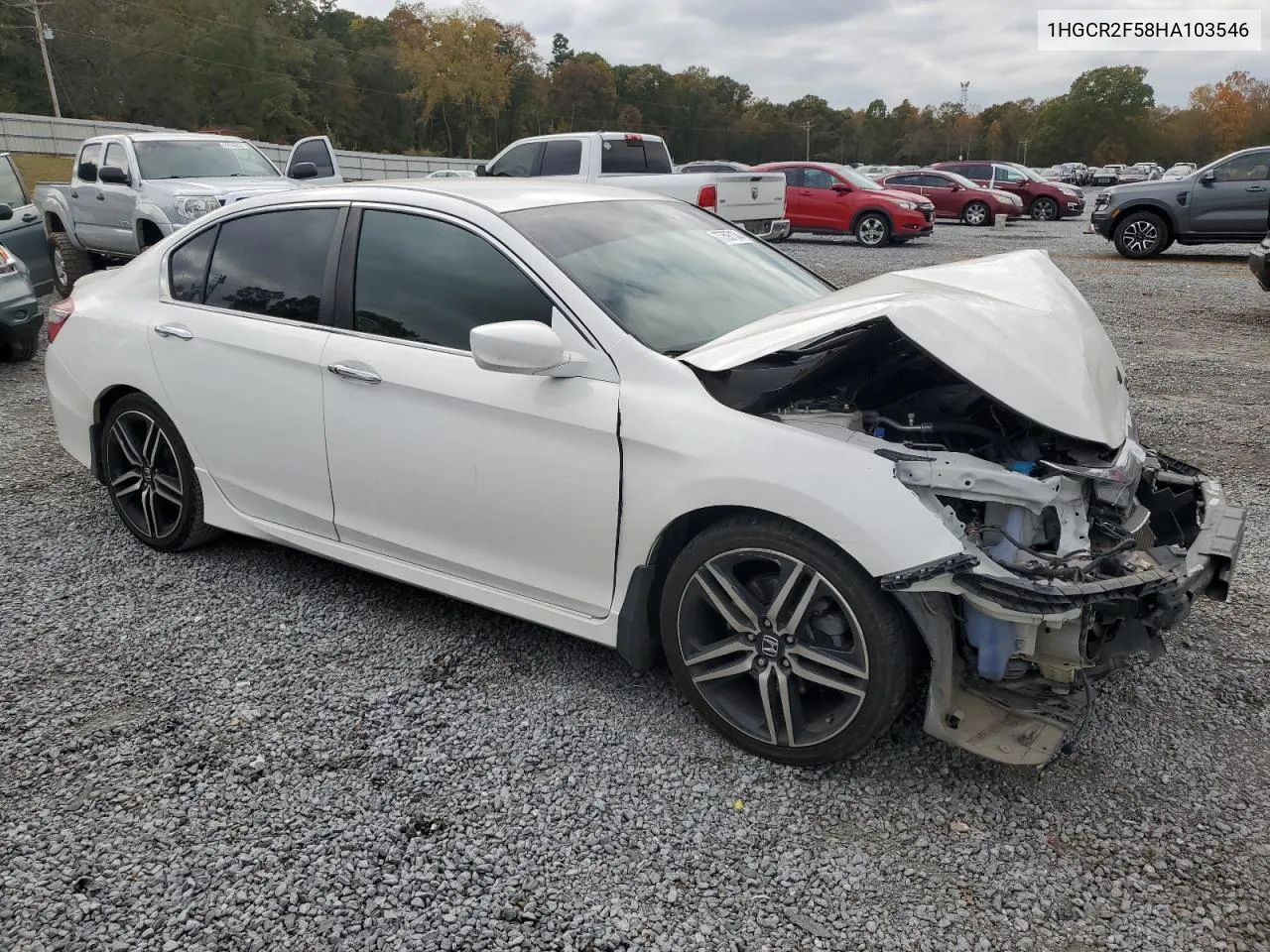 2017 Honda Accord Sport VIN: 1HGCR2F58HA103546 Lot: 77597134