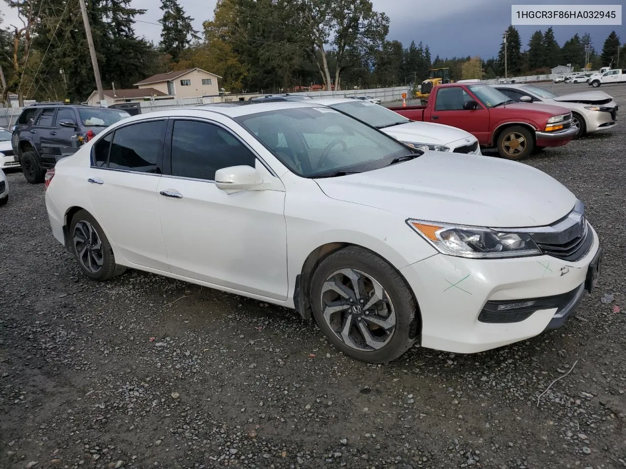 2017 Honda Accord Exl VIN: 1HGCR3F86HA032945 Lot: 77612024