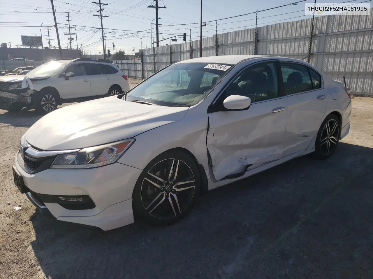 2017 Honda Accord Sport VIN: 1HGCR2F52HA081995 Lot: 77872244