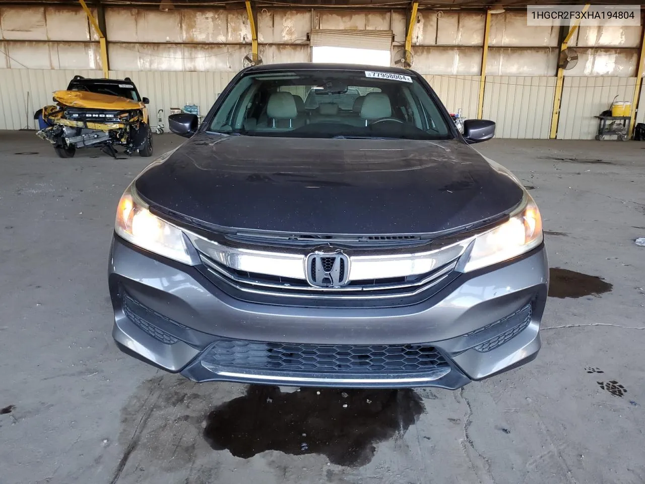 2017 Honda Accord Lx VIN: 1HGCR2F3XHA194804 Lot: 77958004