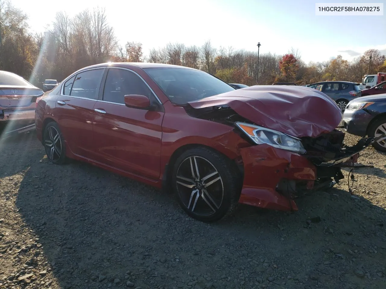 2017 Honda Accord Sport VIN: 1HGCR2F58HA078275 Lot: 78070034