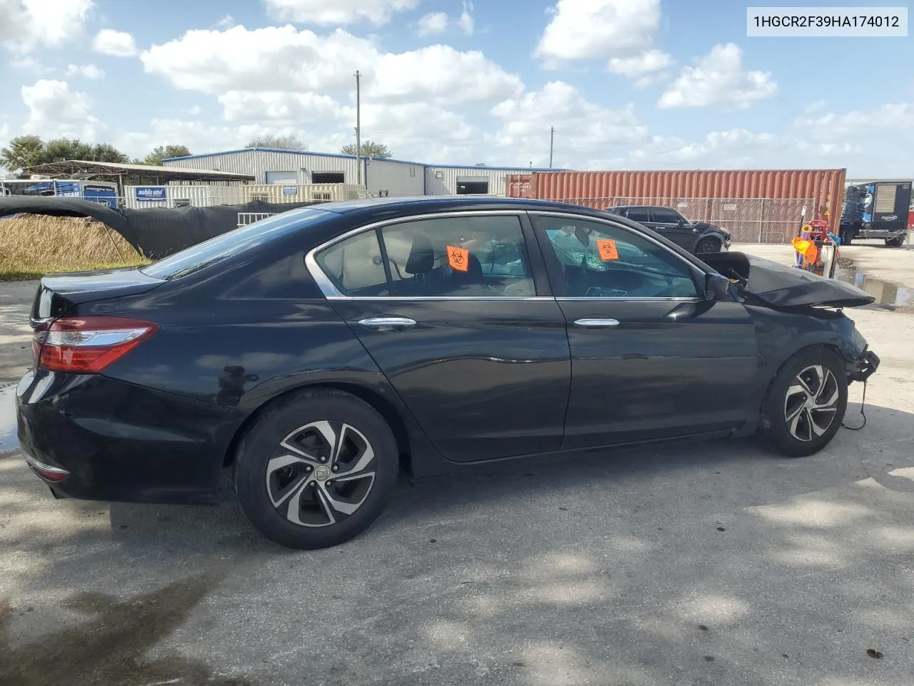 2017 Honda Accord Lx VIN: 1HGCR2F39HA174012 Lot: 78086094