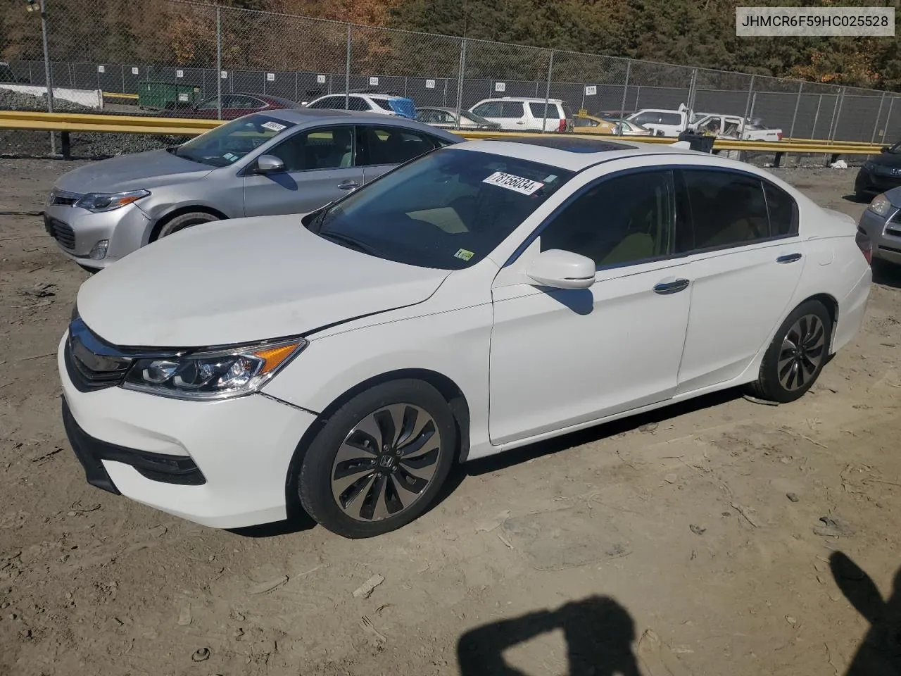 2017 Honda Accord Hybrid Exl VIN: JHMCR6F59HC025528 Lot: 78156034