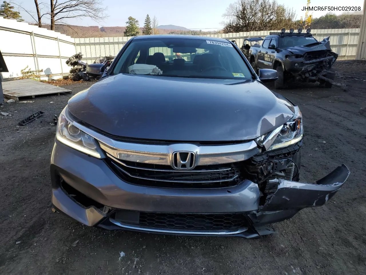 2017 Honda Accord Hybrid Exl VIN: JHMCR6F50HC029208 Lot: 78394204