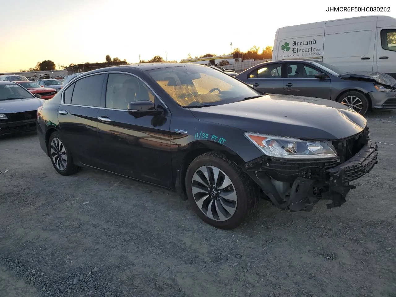 2017 Honda Accord Hybrid Exl VIN: JHMCR6F50HC030262 Lot: 78876844