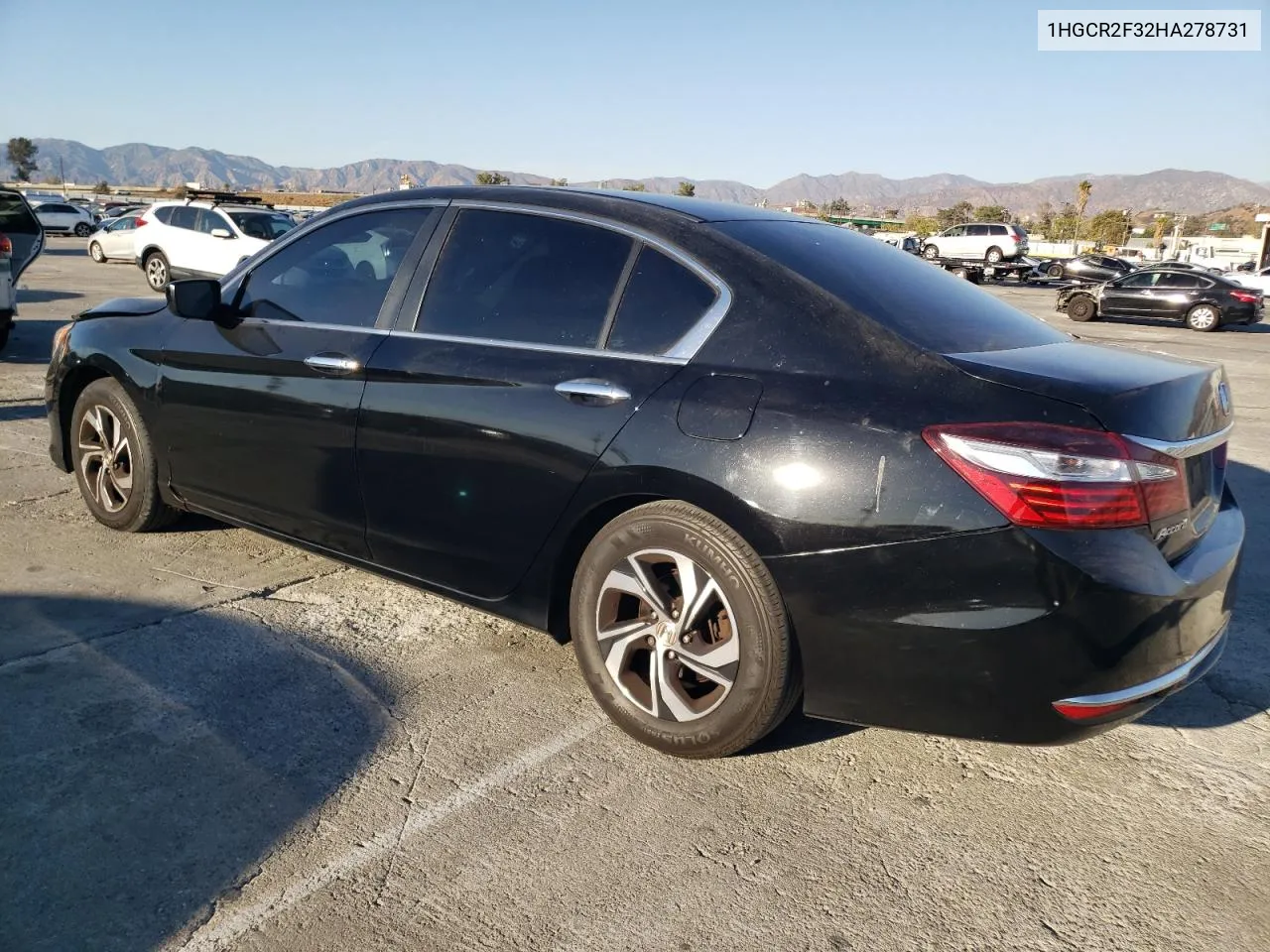 2017 Honda Accord Lx VIN: 1HGCR2F32HA278731 Lot: 78954064