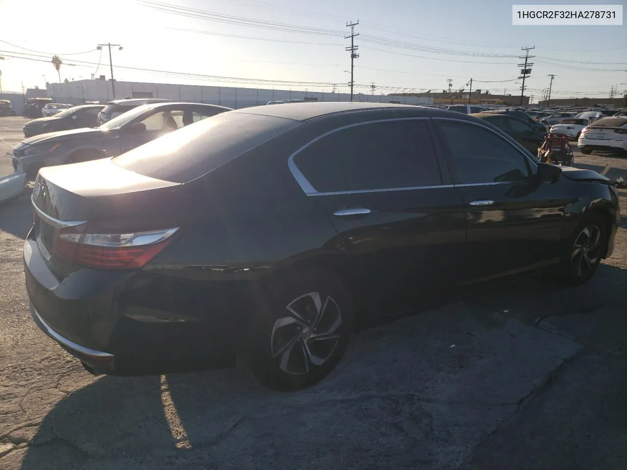 2017 Honda Accord Lx VIN: 1HGCR2F32HA278731 Lot: 78954064