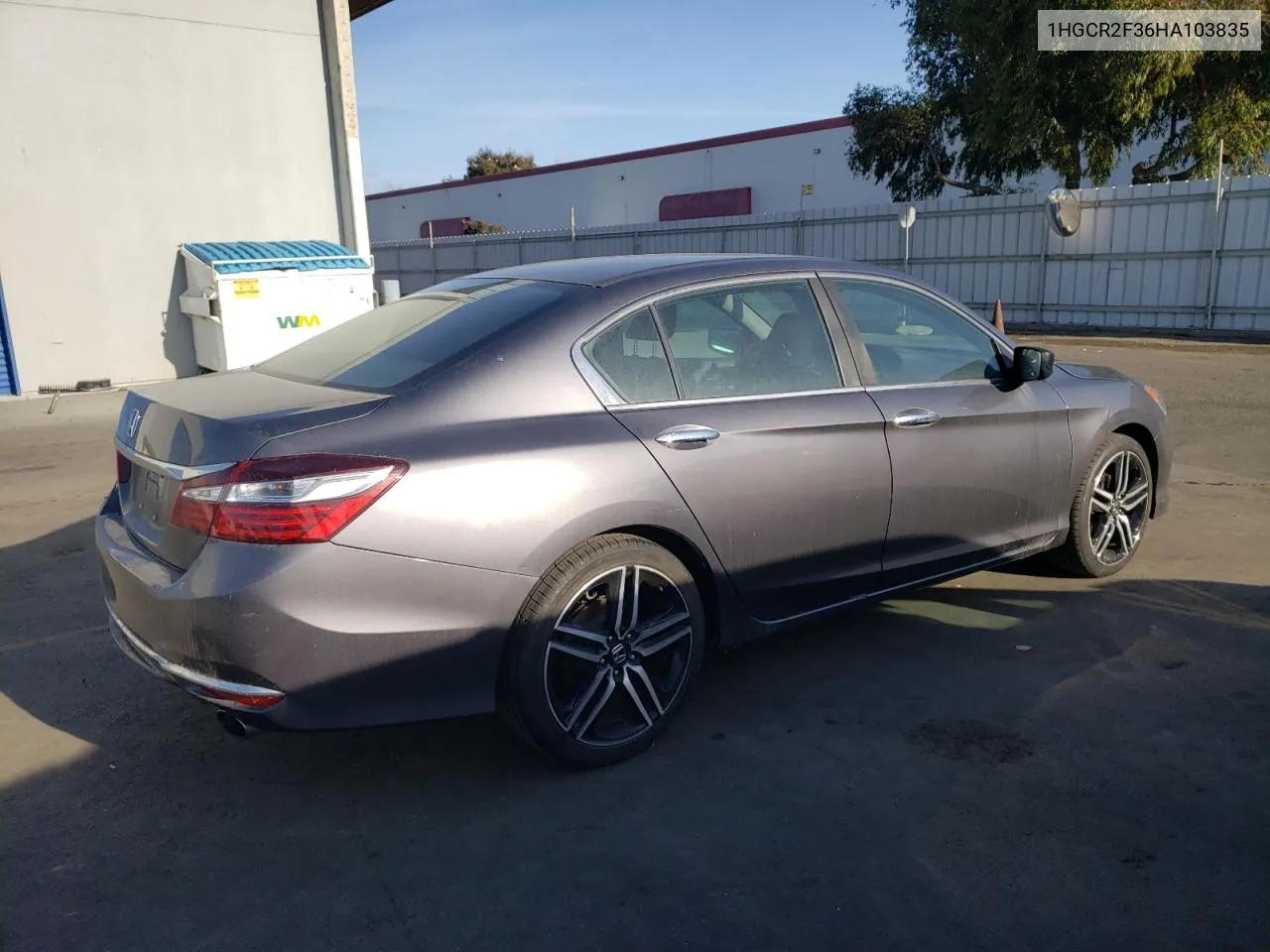 1HGCR2F36HA103835 2017 Honda Accord Lx