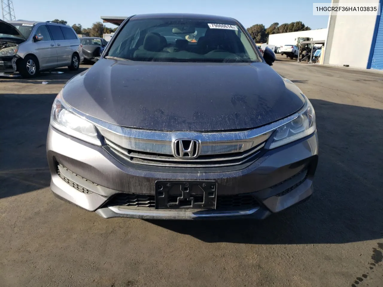 2017 Honda Accord Lx VIN: 1HGCR2F36HA103835 Lot: 79060614