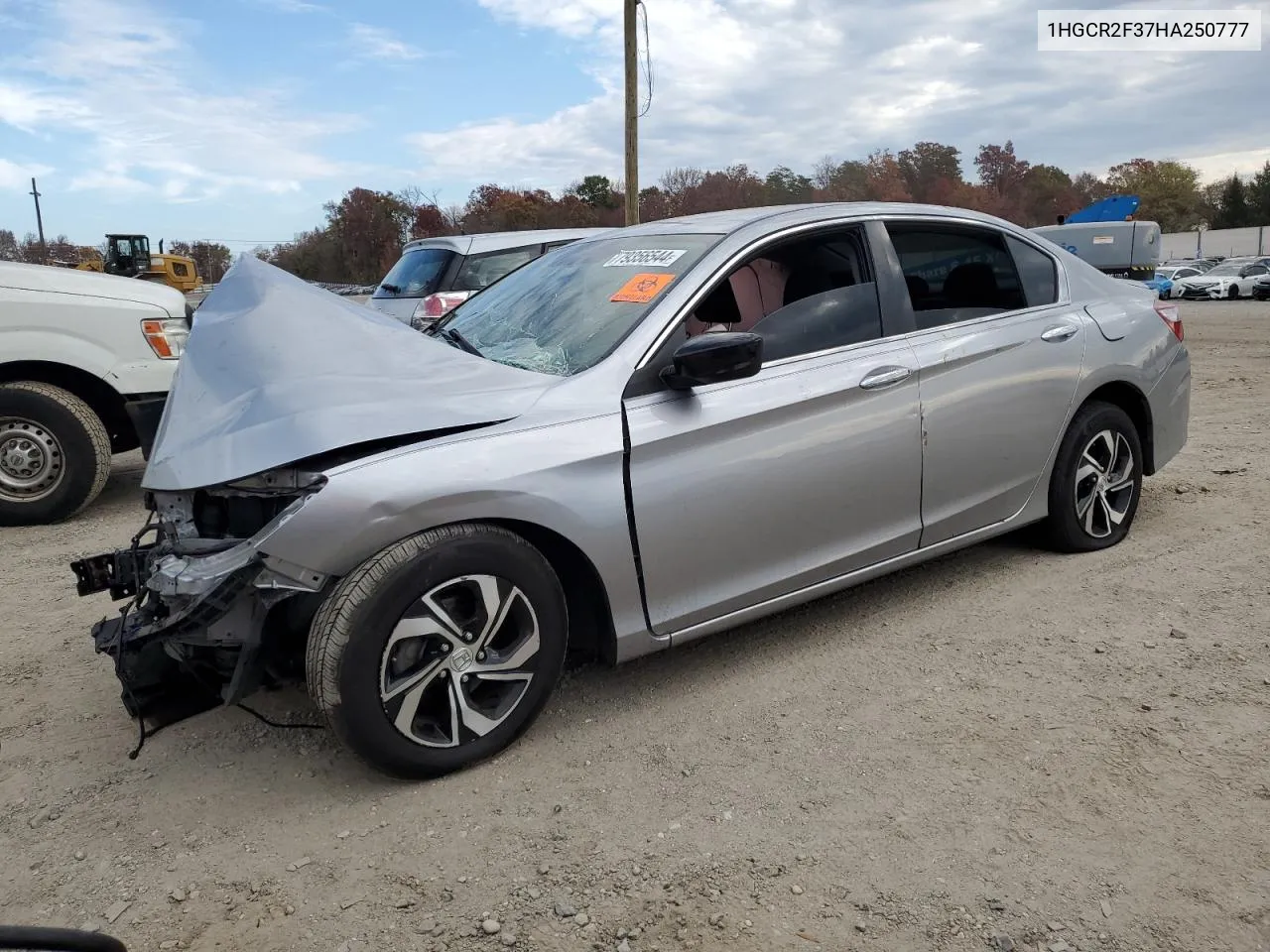 2017 Honda Accord Lx VIN: 1HGCR2F37HA250777 Lot: 79356544