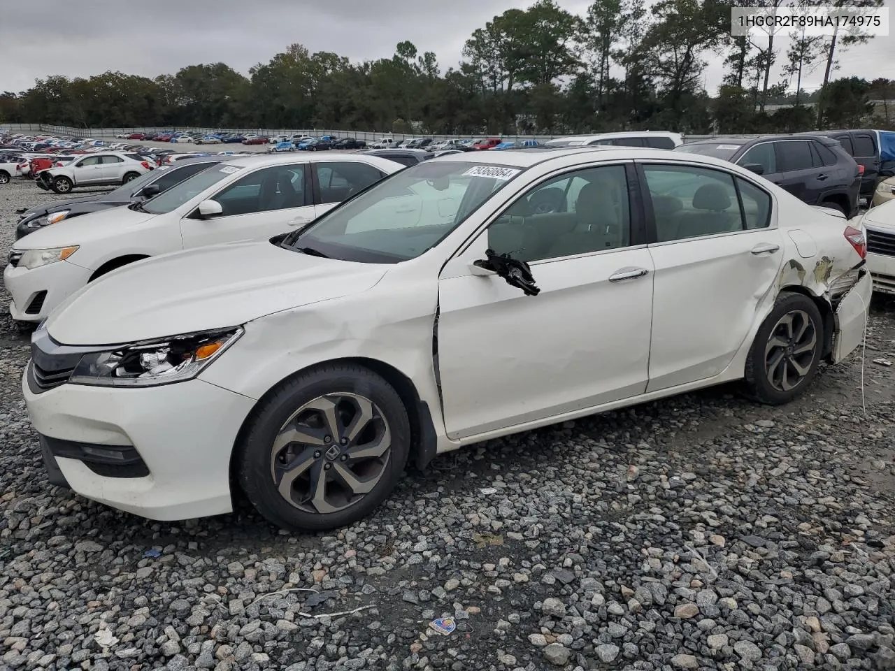 2017 Honda Accord Exl VIN: 1HGCR2F89HA174975 Lot: 79360864