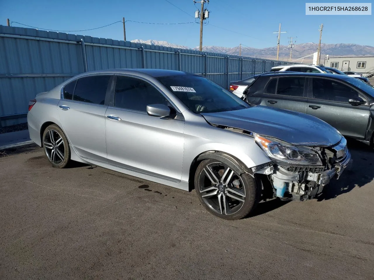 2017 Honda Accord Sport Special Edition VIN: 1HGCR2F15HA268628 Lot: 79481674