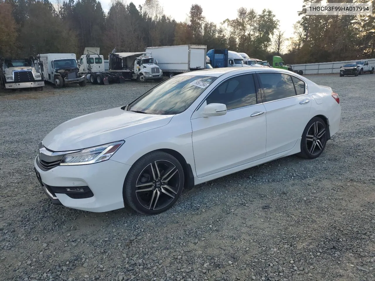 2017 Honda Accord Touring VIN: 1HGCR3F99HA017994 Lot: 79567264