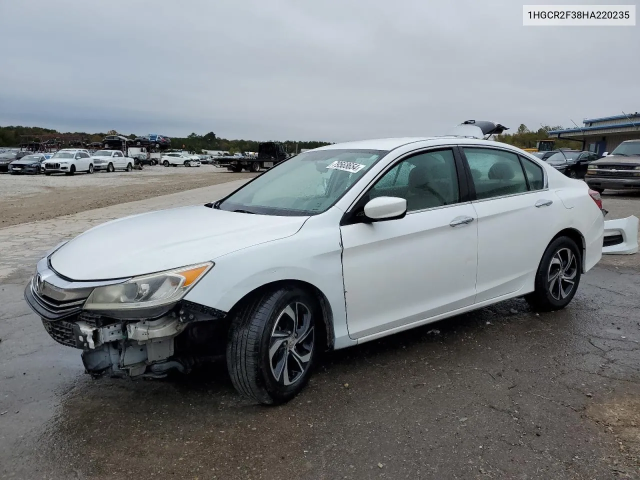 2017 Honda Accord Lx VIN: 1HGCR2F38HA220235 Lot: 79568654