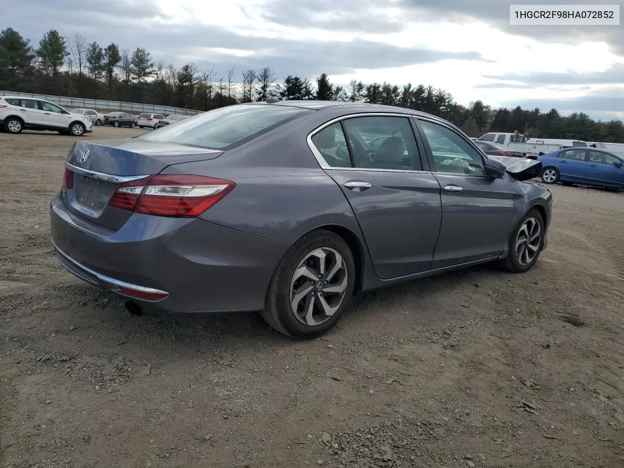 2017 Honda Accord Exl VIN: 1HGCR2F98HA072852 Lot: 79863314