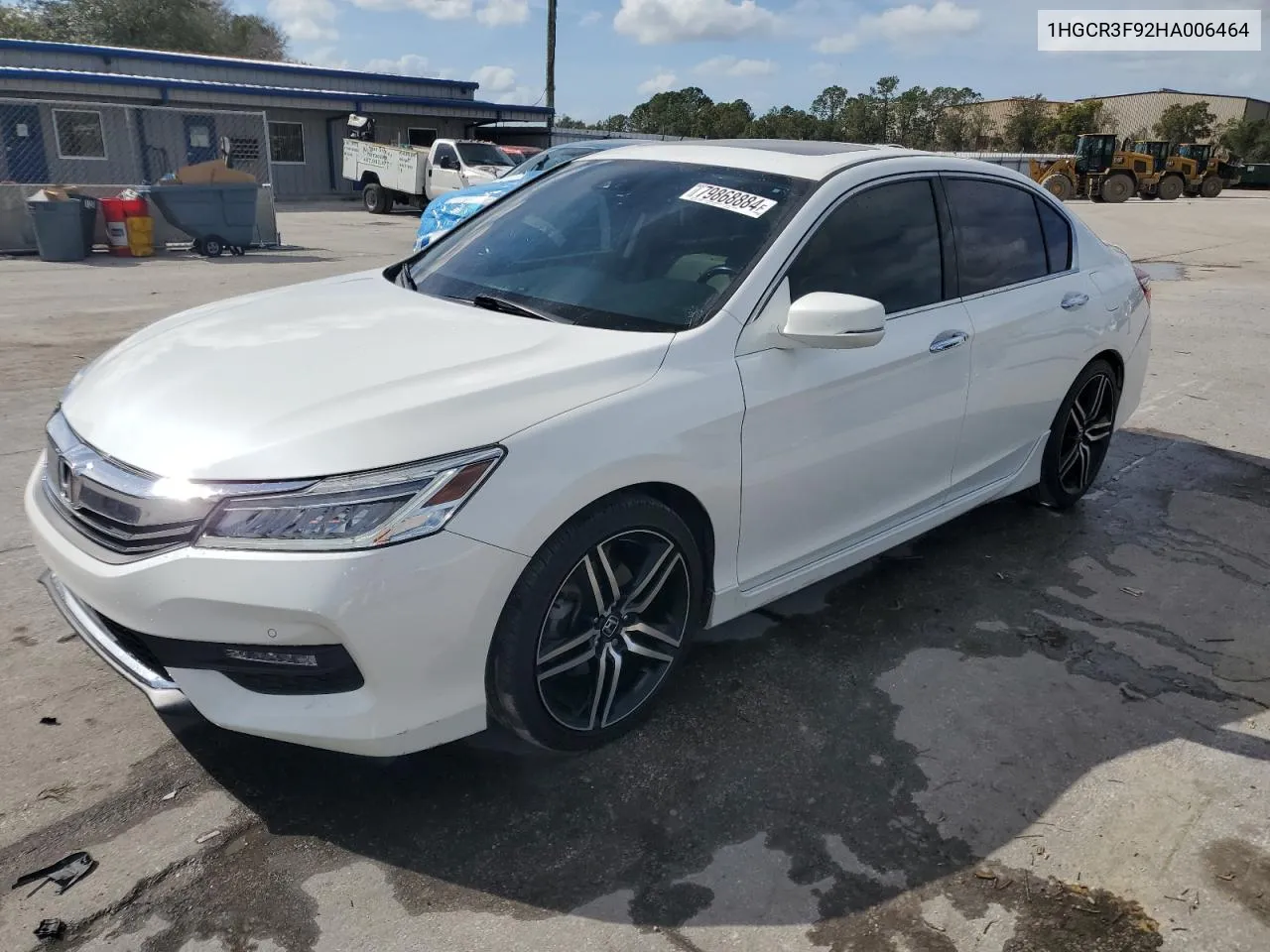 2017 Honda Accord Touring VIN: 1HGCR3F92HA006464 Lot: 79868884