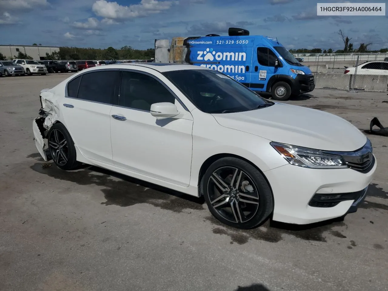 2017 Honda Accord Touring VIN: 1HGCR3F92HA006464 Lot: 79868884