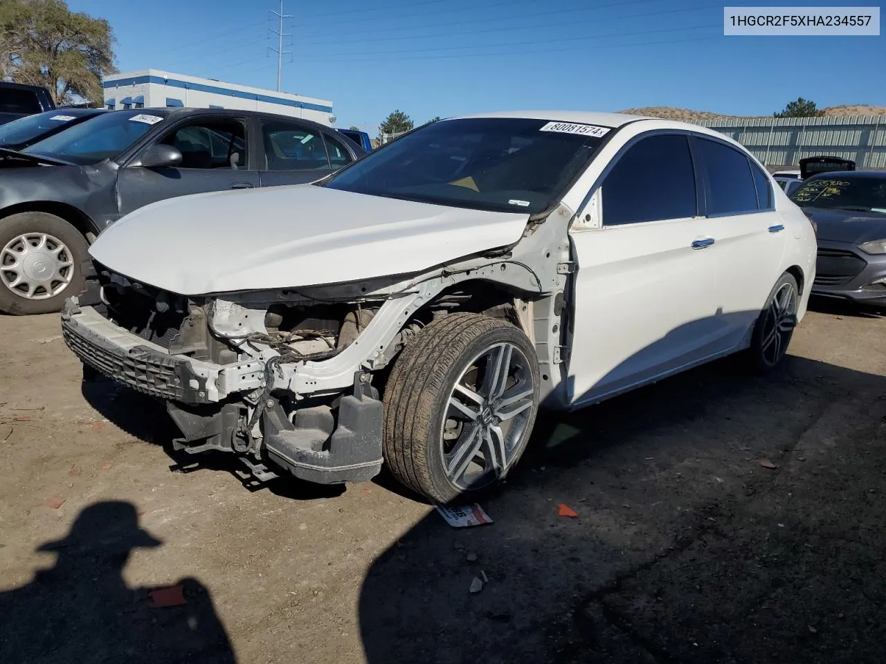 2017 Honda Accord Sport VIN: 1HGCR2F5XHA234557 Lot: 80081574