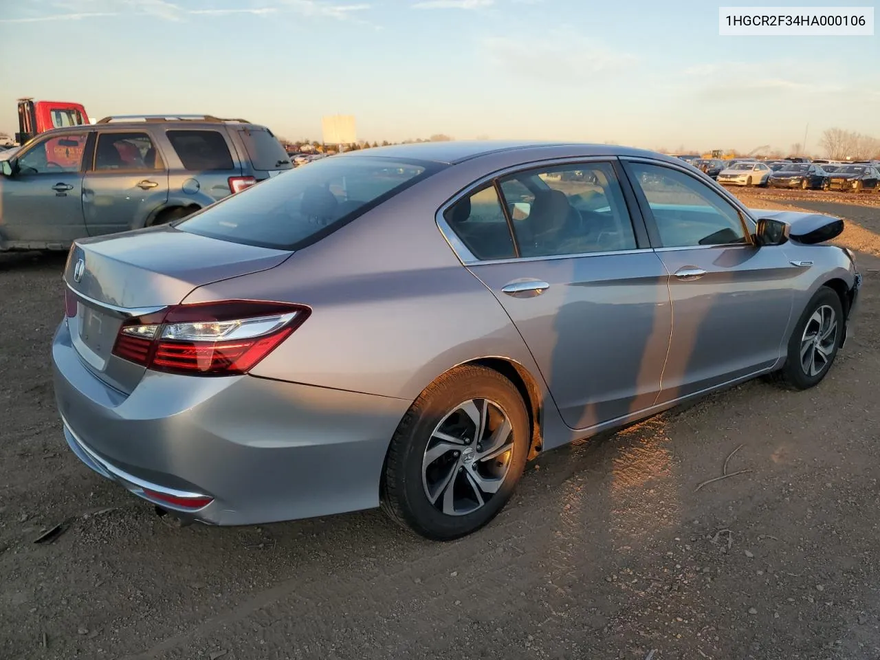 2017 Honda Accord Lx VIN: 1HGCR2F34HA000106 Lot: 80205814