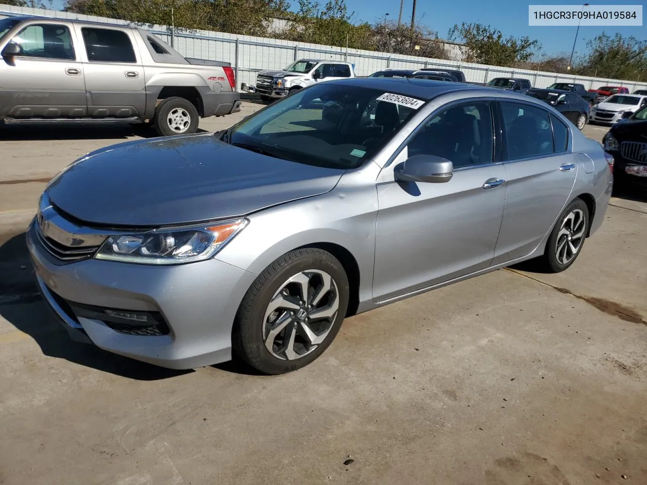 2017 Honda Accord Exl VIN: 1HGCR3F09HA019584 Lot: 80263604