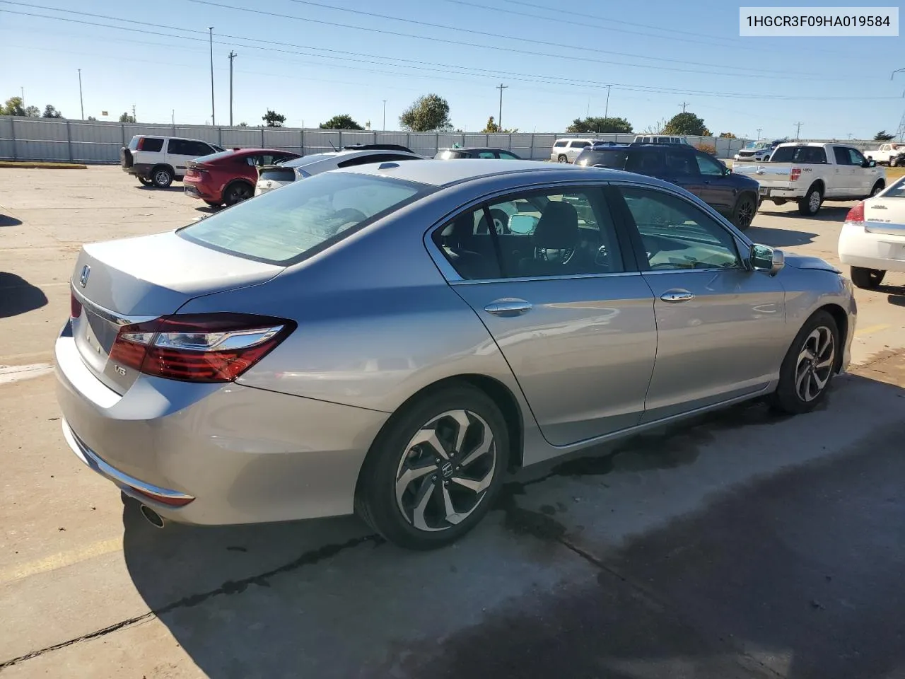 2017 Honda Accord Exl VIN: 1HGCR3F09HA019584 Lot: 80263604