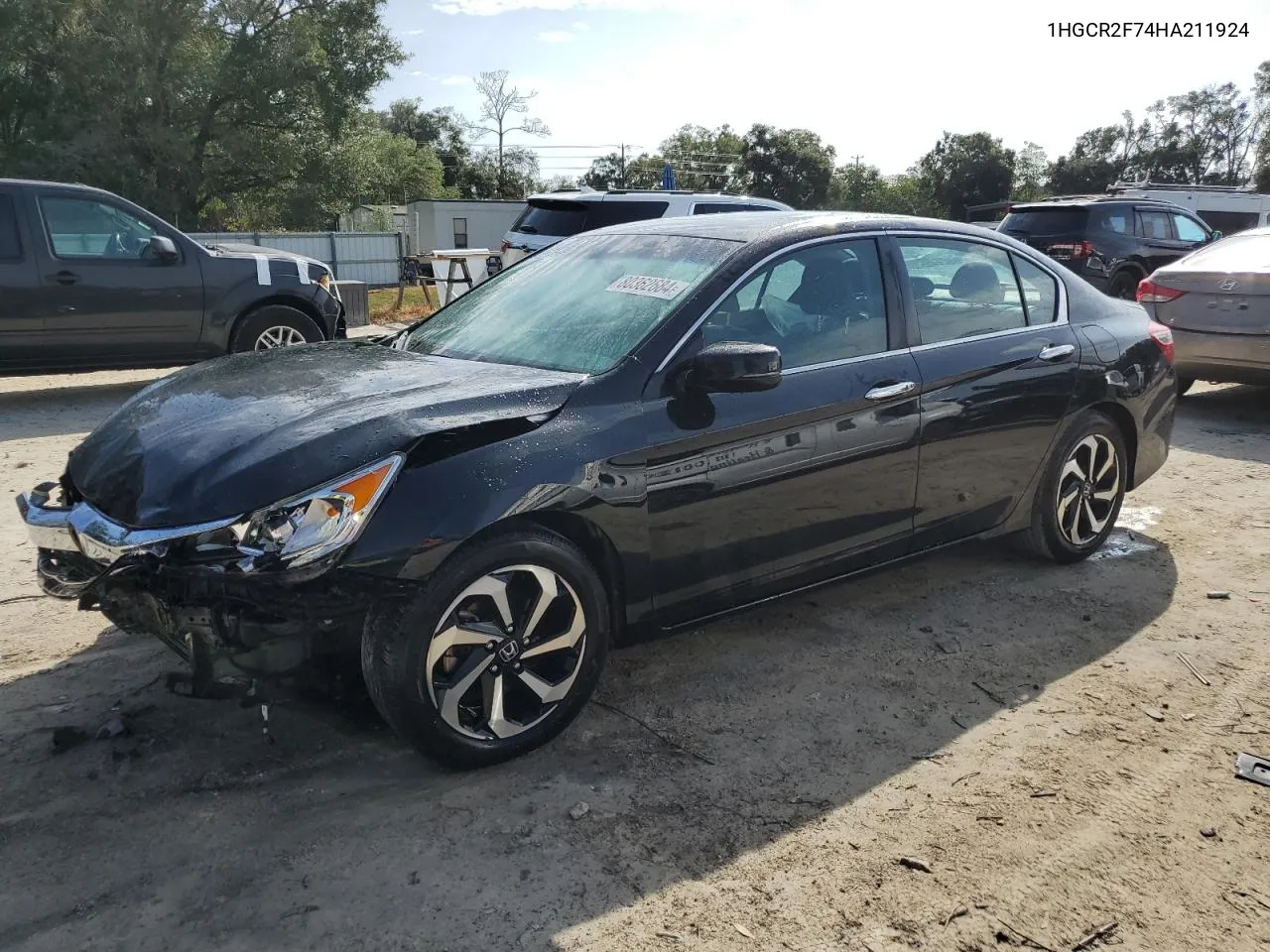 2017 Honda Accord Ex VIN: 1HGCR2F74HA211924 Lot: 80362684