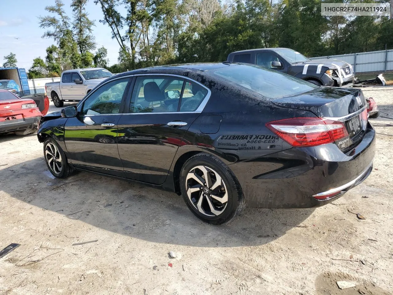 2017 Honda Accord Ex VIN: 1HGCR2F74HA211924 Lot: 80362684