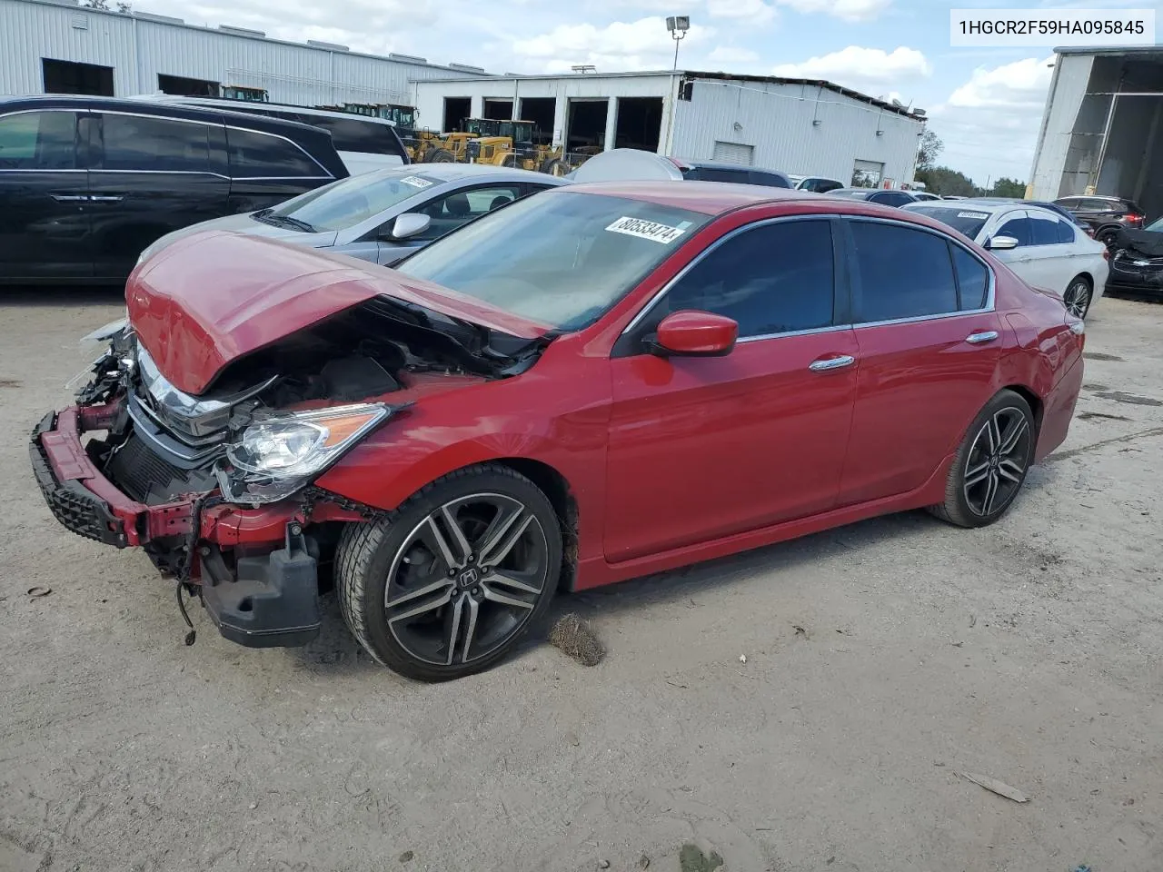 2017 Honda Accord Sport VIN: 1HGCR2F59HA095845 Lot: 80533474