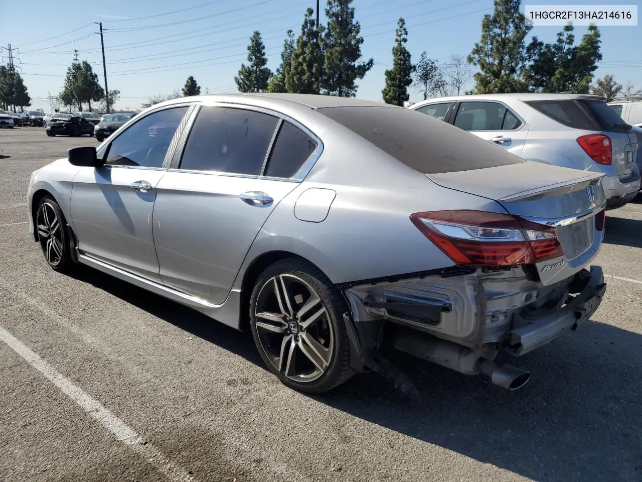 2017 Honda Accord Sport Special Edition VIN: 1HGCR2F13HA214616 Lot: 80582754