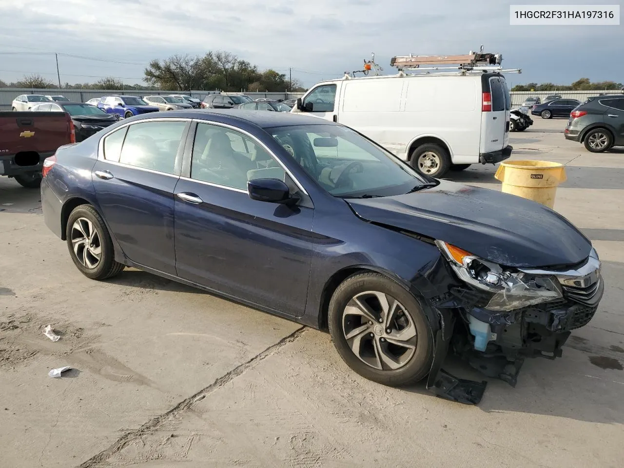 2017 Honda Accord Lx VIN: 1HGCR2F31HA197316 Lot: 80679694