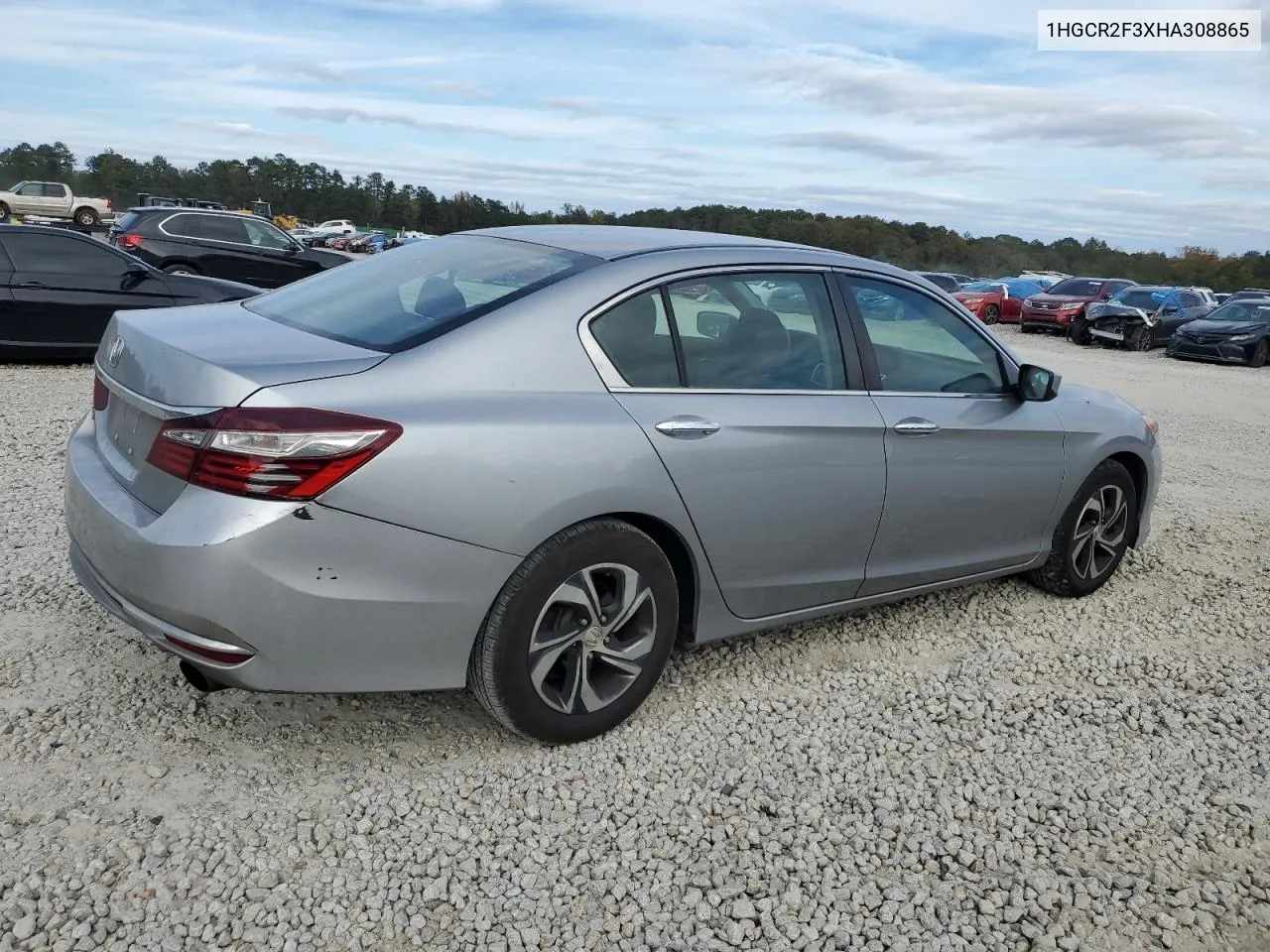 2017 Honda Accord Lx VIN: 1HGCR2F3XHA308865 Lot: 80683224