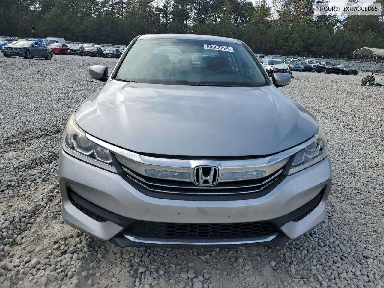 2017 Honda Accord Lx VIN: 1HGCR2F3XHA308865 Lot: 80683224