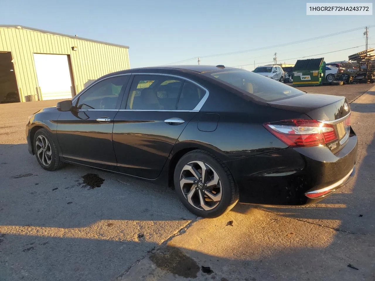 2017 Honda Accord Ex VIN: 1HGCR2F72HA243772 Lot: 81138924