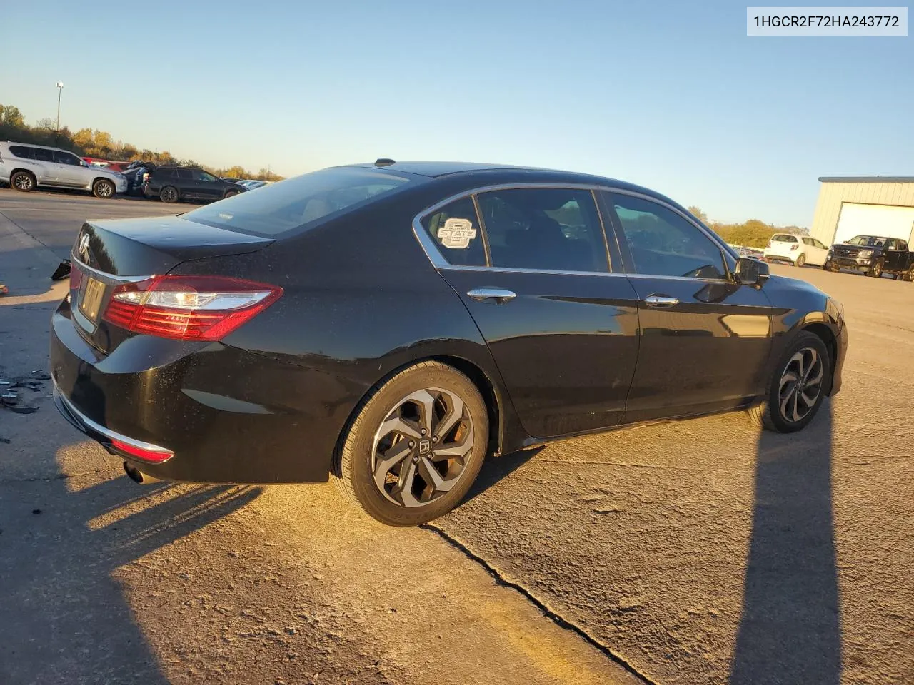 2017 Honda Accord Ex VIN: 1HGCR2F72HA243772 Lot: 81138924