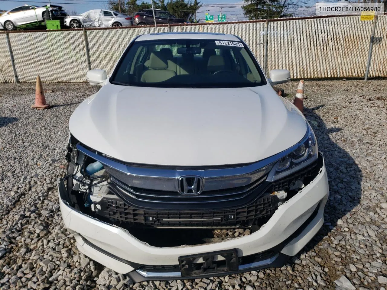 2017 Honda Accord Exl VIN: 1HGCR2F84HA056980 Lot: 81221684