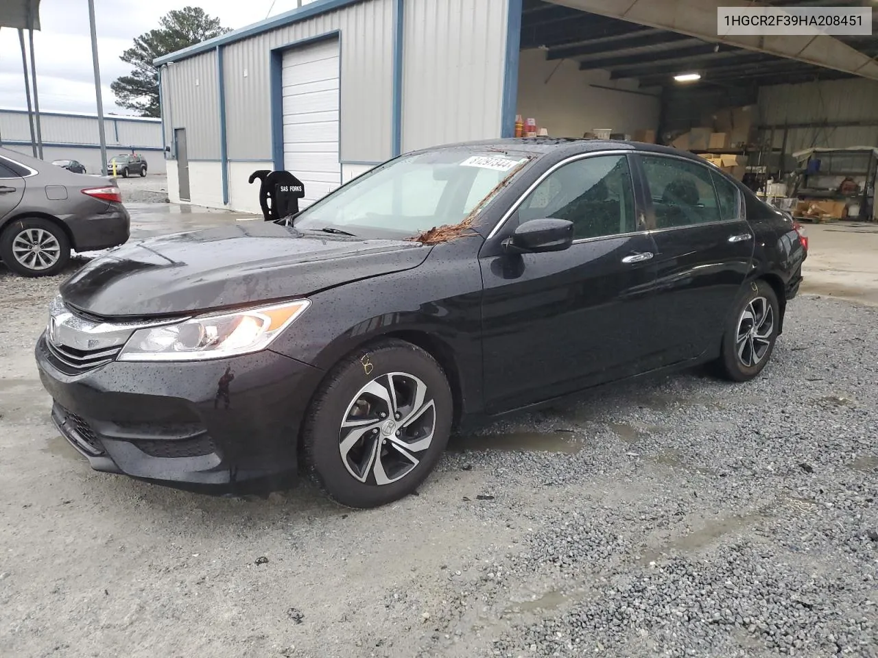 2017 Honda Accord Lx VIN: 1HGCR2F39HA208451 Lot: 81297344