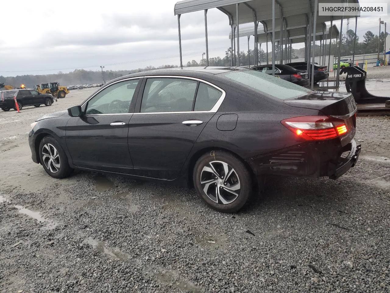 2017 Honda Accord Lx VIN: 1HGCR2F39HA208451 Lot: 81297344