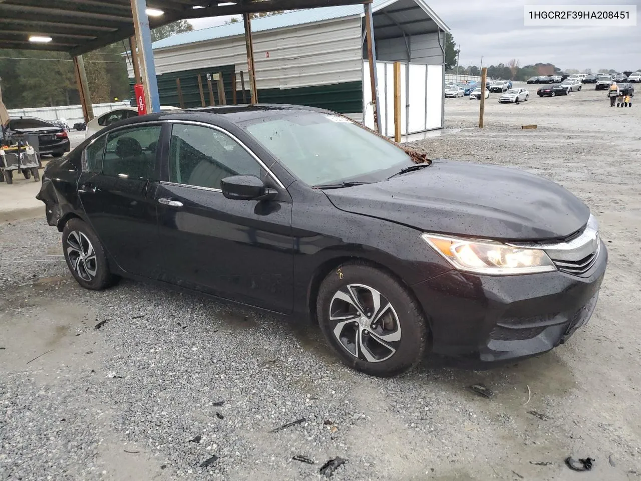 2017 Honda Accord Lx VIN: 1HGCR2F39HA208451 Lot: 81297344