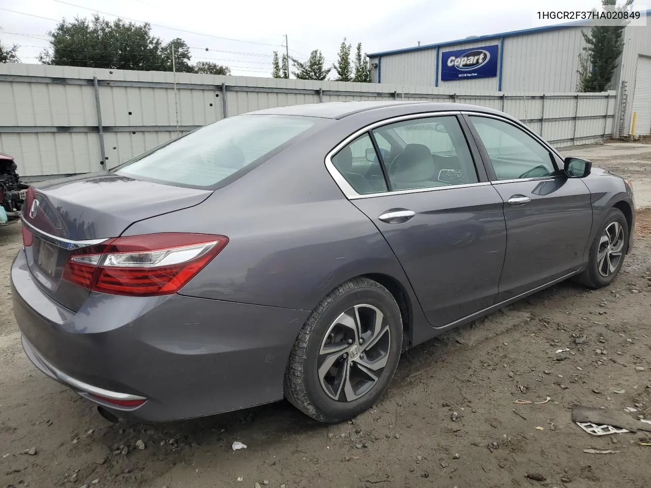 2017 Honda Accord Lx VIN: 1HGCR2F37HA020849 Lot: 81312494