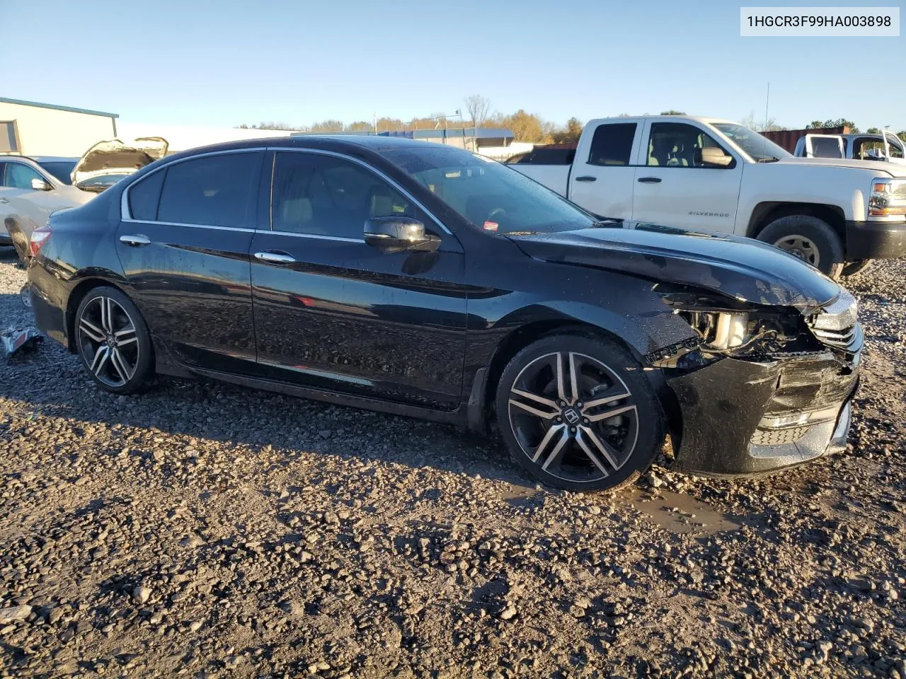 2017 Honda Accord Touring VIN: 1HGCR3F99HA003898 Lot: 81373474