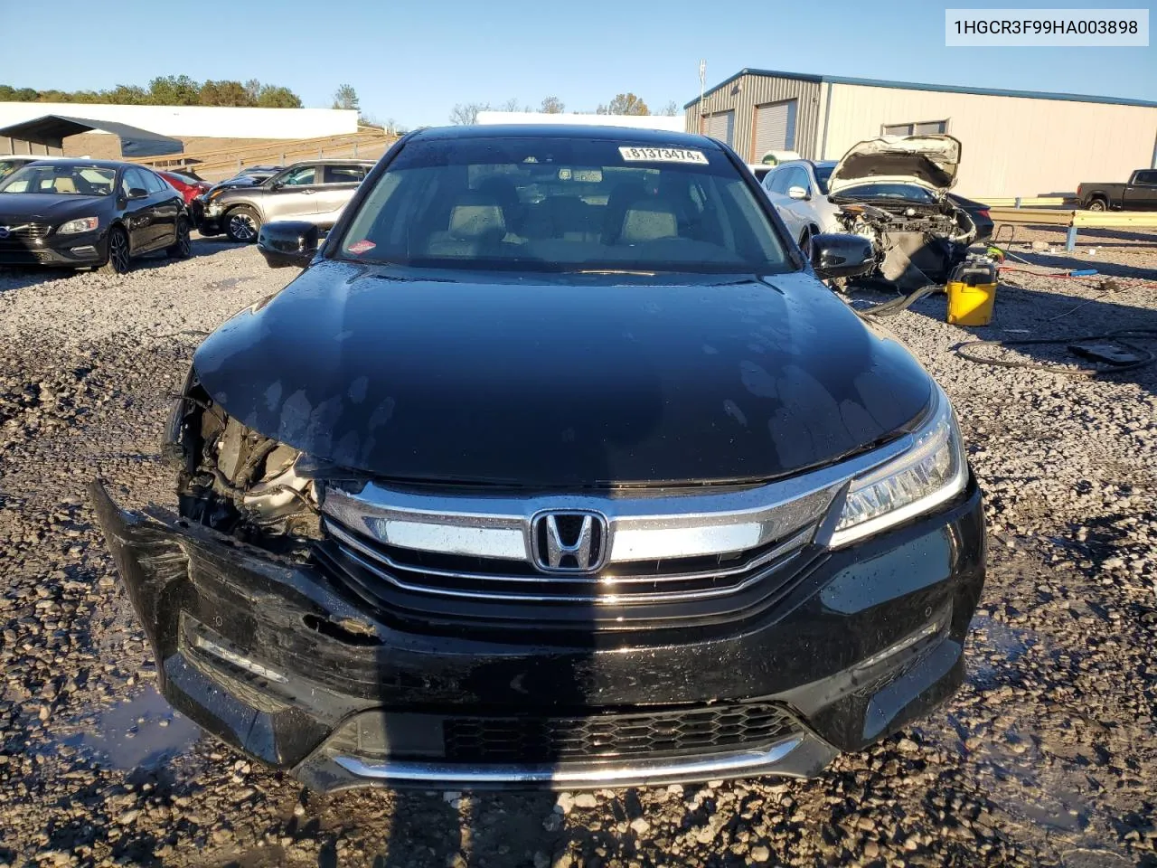 2017 Honda Accord Touring VIN: 1HGCR3F99HA003898 Lot: 81373474