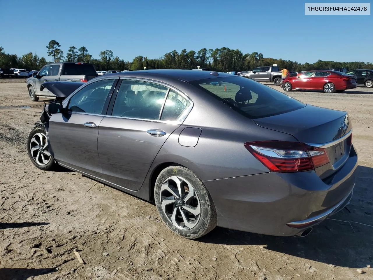 2017 Honda Accord Exl VIN: 1HGCR3F04HA042478 Lot: 81531184