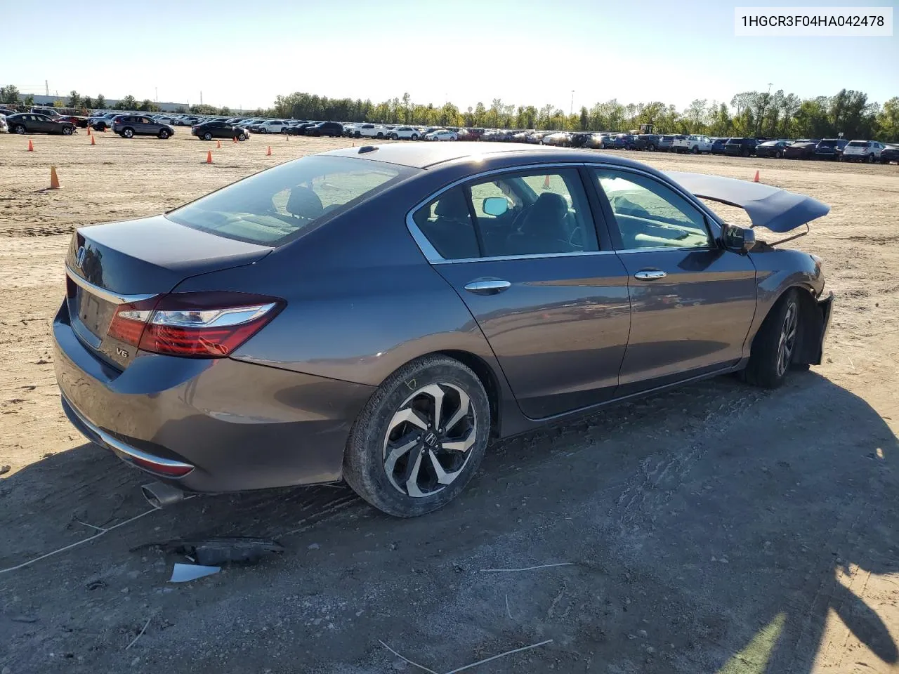 2017 Honda Accord Exl VIN: 1HGCR3F04HA042478 Lot: 81531184