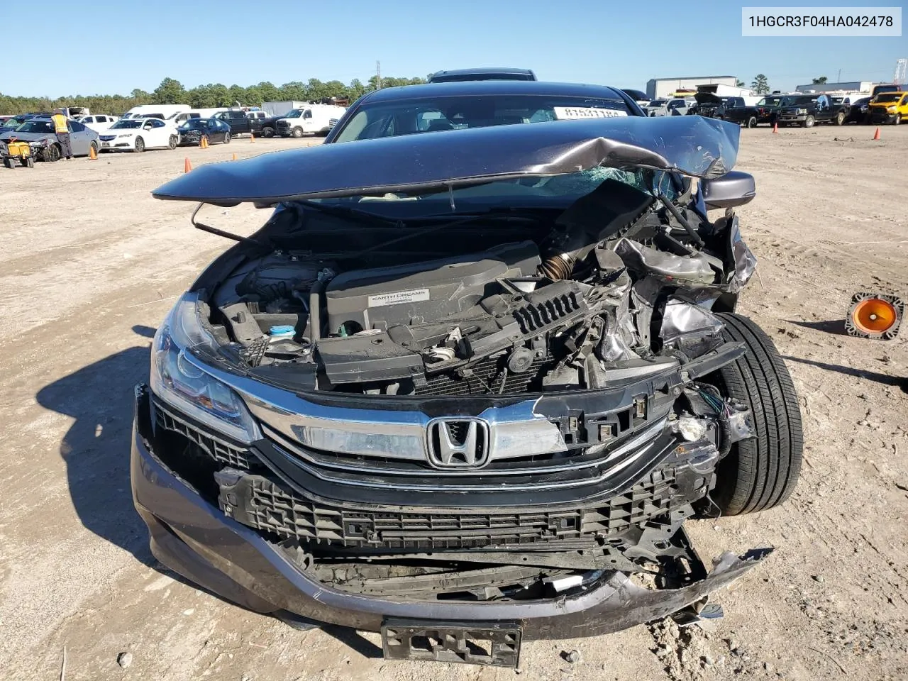 2017 Honda Accord Exl VIN: 1HGCR3F04HA042478 Lot: 81531184