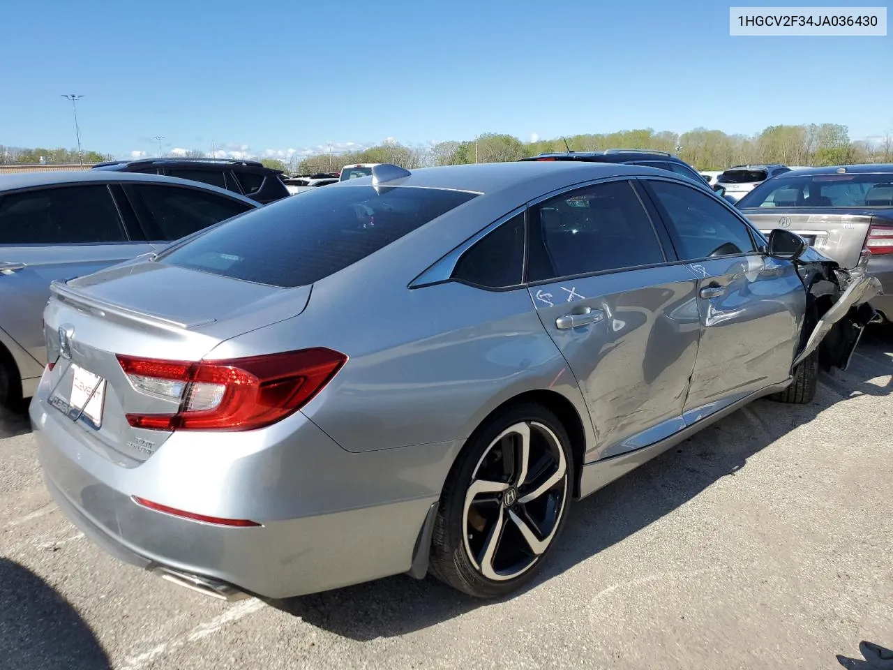 2018 Honda Accord Sport VIN: 1HGCV2F34JA036430 Lot: 49357964