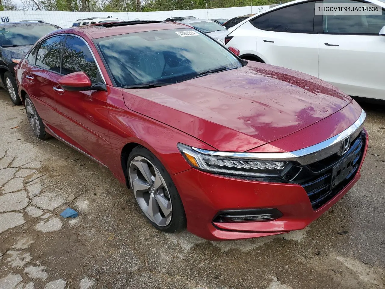 2018 Honda Accord Touring VIN: 1HGCV1F94JA014636 Lot: 49805554