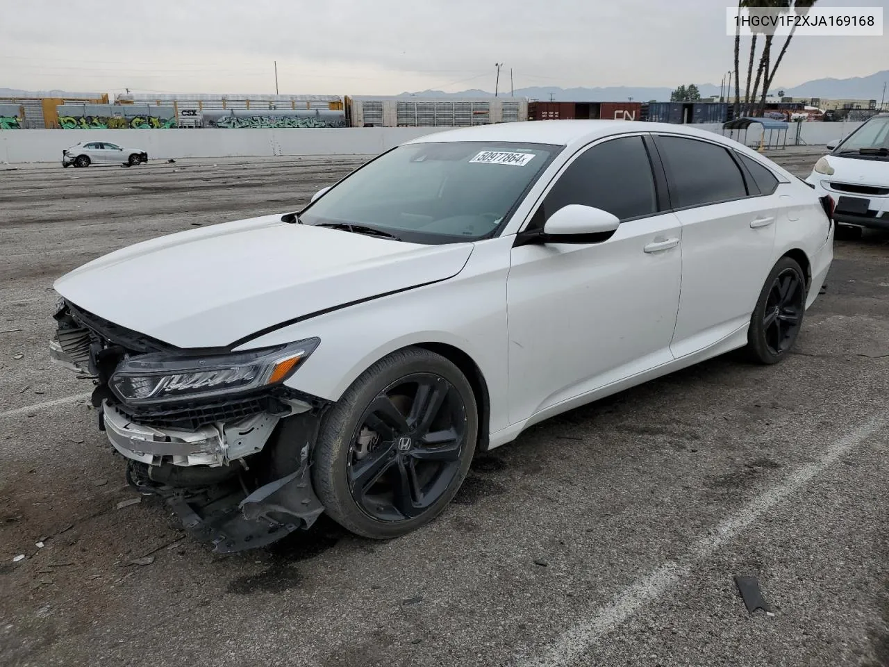 2018 Honda Accord VIN: 1HGCV1F2XJA169168 Lot: 50977864